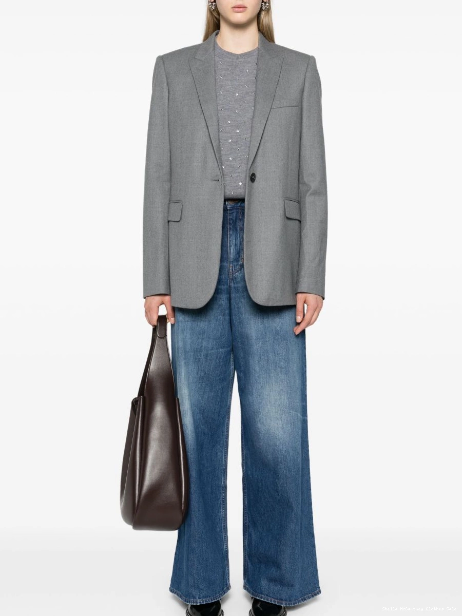 Affordable wool Women Stella blazer single-breasted McCartney 0731
